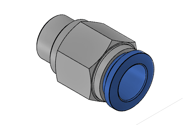 Bulkhead fitting D10
